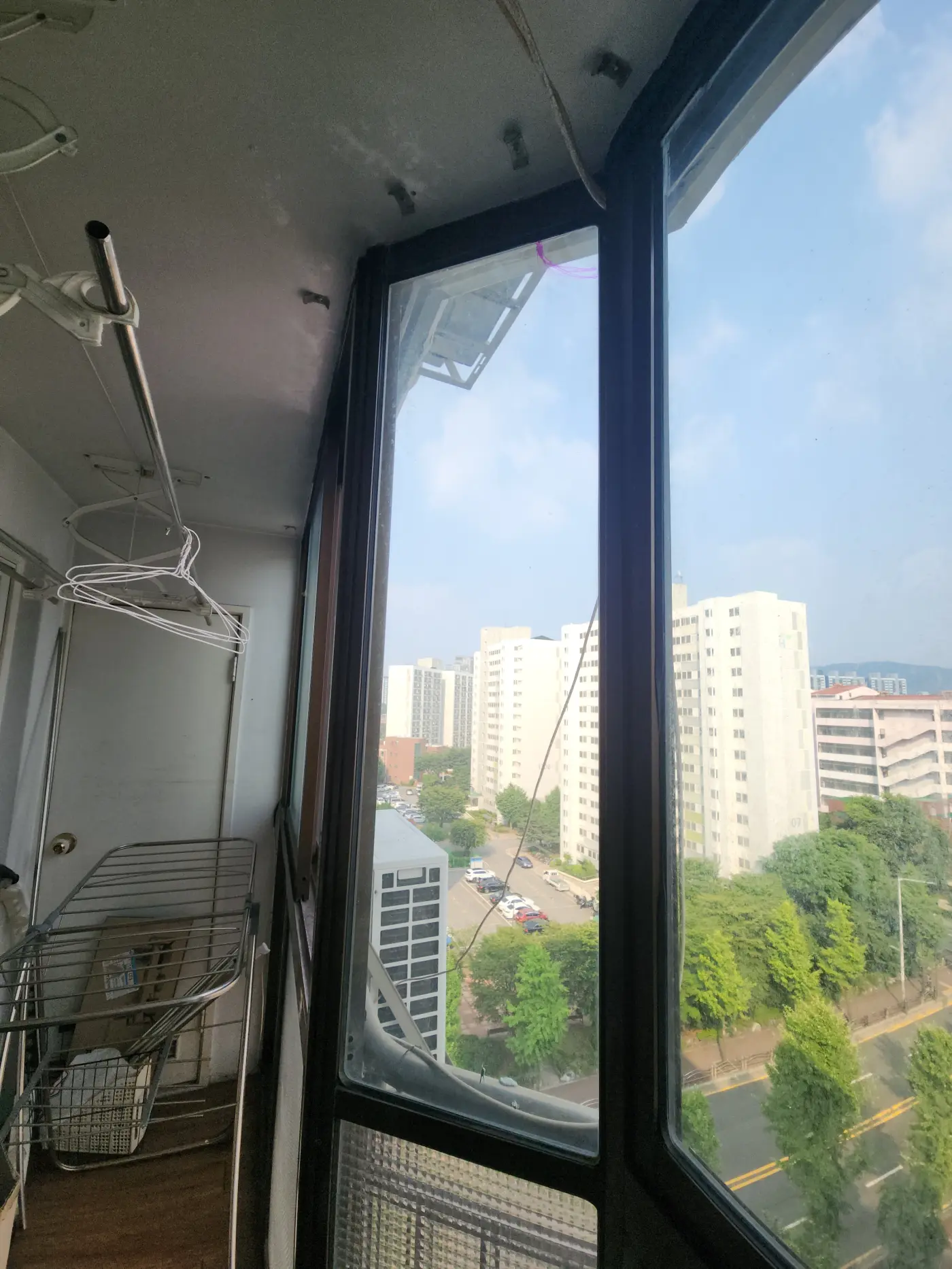 마포 유리 타공 시공